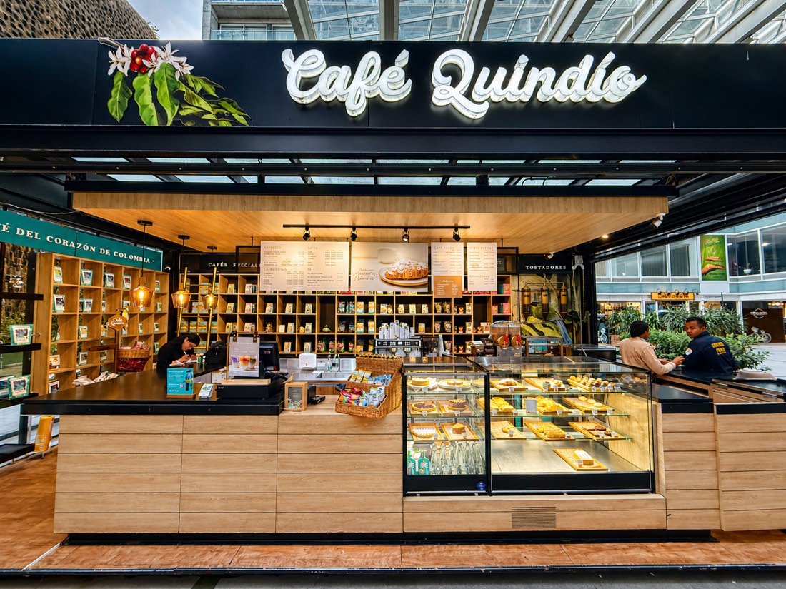Café Quindío en la planta comercial de BD Bacatá